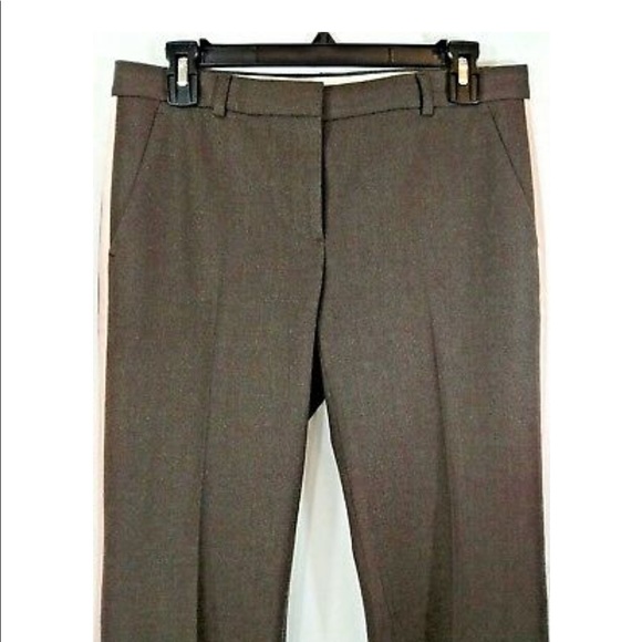 Theory Tuxedo Stripe Wool Flare Pants - Picture 3 of 7